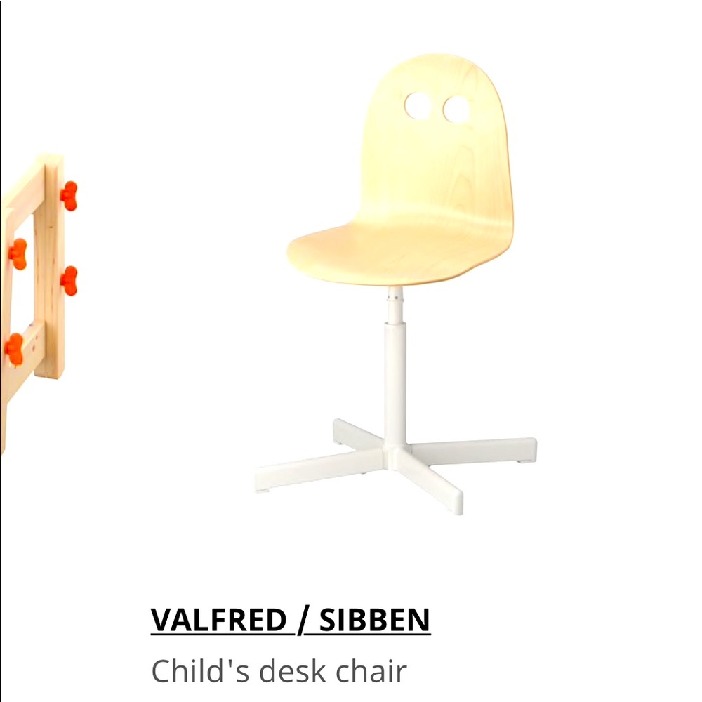 New IKEA chair desk (kids)